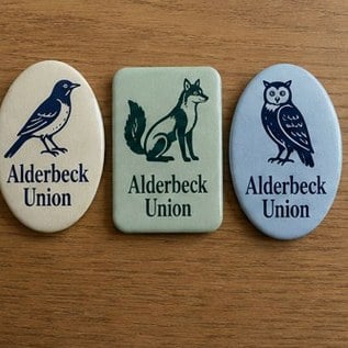 Shaped Shell Campaign Buttons